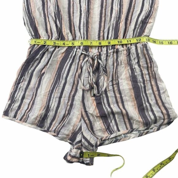 Lulus Beach Bound Blush Print Halter Romper - Picture 7 of 10
